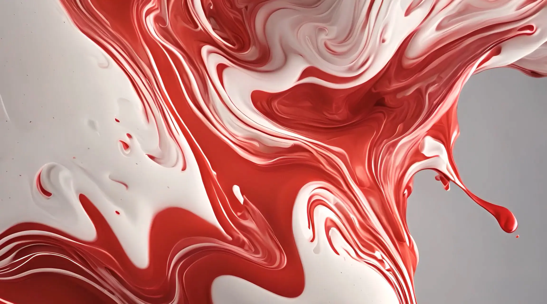 Swirling Scarlet Hues Abstract Creative Stock Video